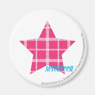 Imán Magenta 3 de la tela escocesa