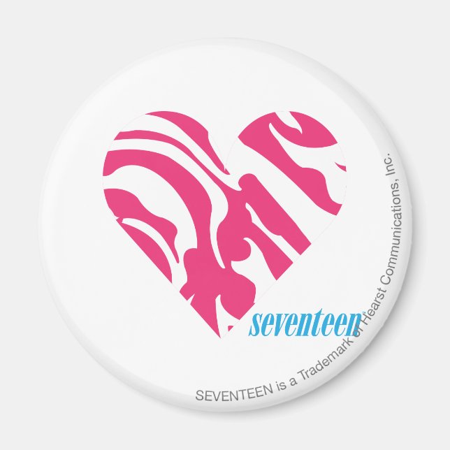 Imán Magenta de cebra 2 (Frente)