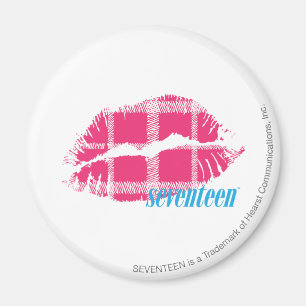 Imán Magenta de la tela escocesa