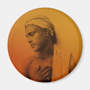 Imán Maghreb de oro Niño tunecino Djerba Hombre Magnet