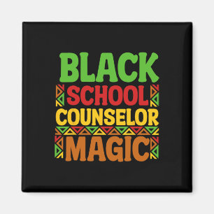Imán Magia de consejero escolar negro Mes de la histori