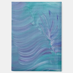 Imán Magia Subacuática Arte Abstracto Colorido Único