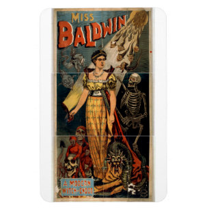 Imán Magician Kitty Baldwin Magnet