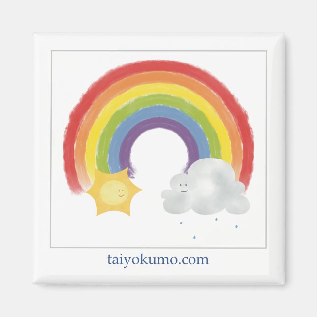 Imán Magnate arcoiris (Frente)