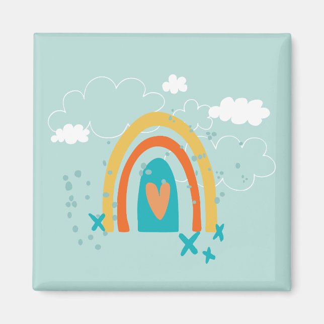 Imán Magnate arcoiris (Frente)