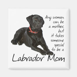 Imán Magnate Black Lab Mom