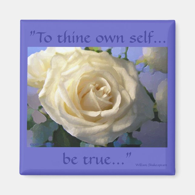 Imán Magnate blanco clásico (Frente)