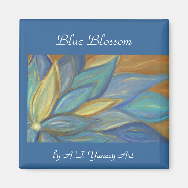 Imán Magnate Blue Blossom (Frente)