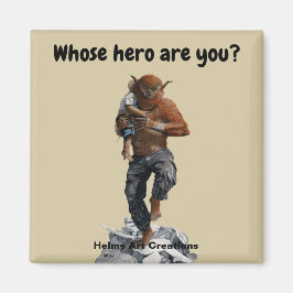 Imán Magnate botón Fantasía de rescate infantil Hero Bu