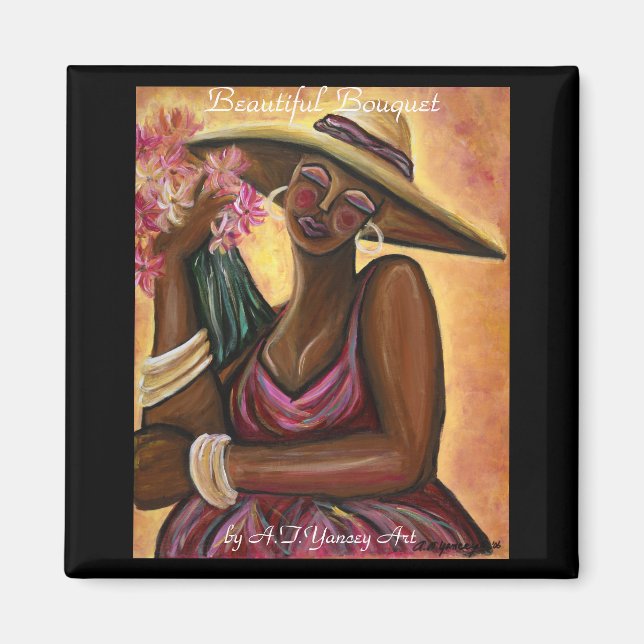 Imán Magnate Bouquet (Frente)