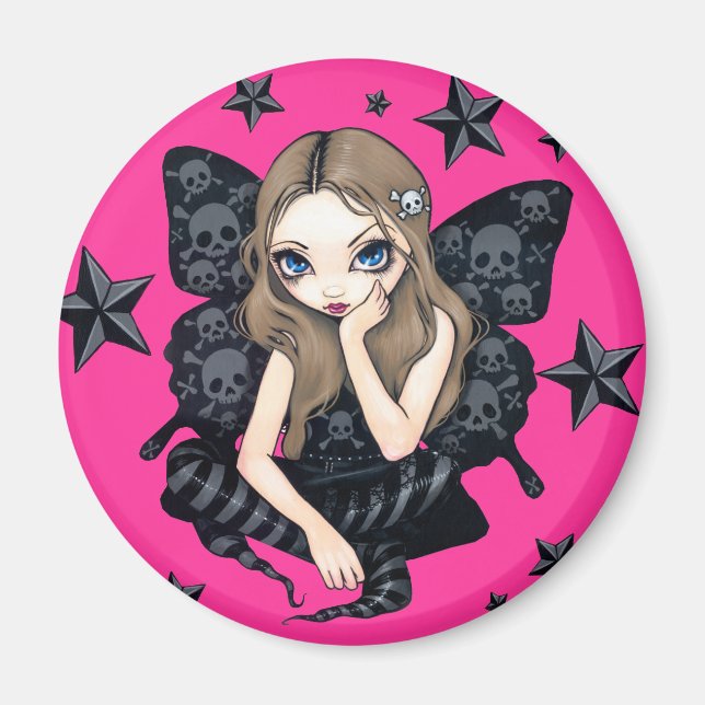 Imán Magnate "Calaveras y estrellas" (Frente)