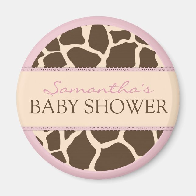 Imán Magnate Chica Safari 3 (Frente)