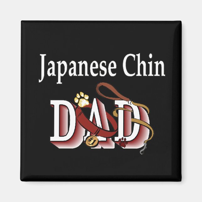 Imán Magnate Chin dad japonés (Frente)