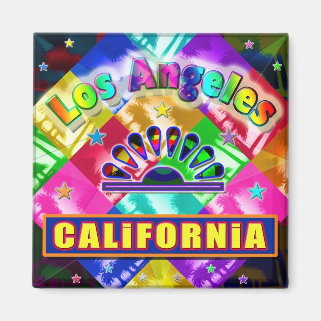 Imán Magnate "Colorando Los Ángeles 4" (Frente)