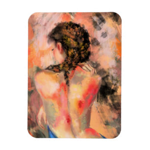 Imán Magnate corporal de la mujer artística seducativa