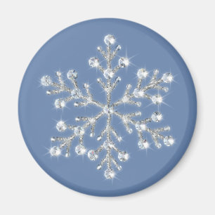 Imán Magnate Crystal Snowflake