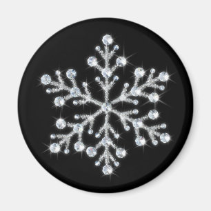 Imán Magnate Crystal Snowflake