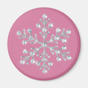 Imán Magnate Crystal Snowflake