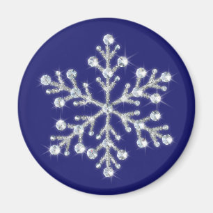 Imán Magnate Crystal Snowflake