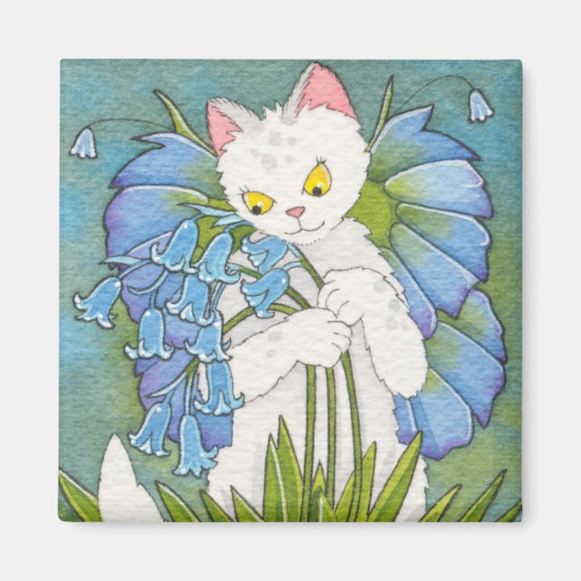 Imán Magnate cuadrado de Bluebelle (Frente)