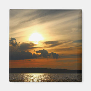Imán Magnate cuadrado Golden Sunset