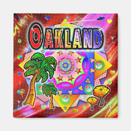 Imán Magnate de amigos tropicales de Oakland