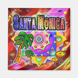 Imán Magnate de amigos tropicales de Santa Mónica