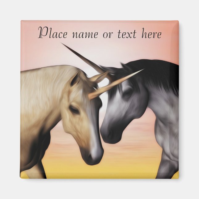 Imán Magnate de amor de unicornio (Frente)