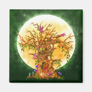 Imán Magnate de árbol de la faerie encantado