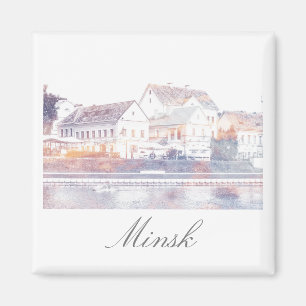 Imán Magnate de arquitectura de la ciudad de Minsk en B
