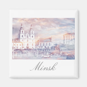 Imán Magnate de arquitectura de la ciudad de Minsk en B