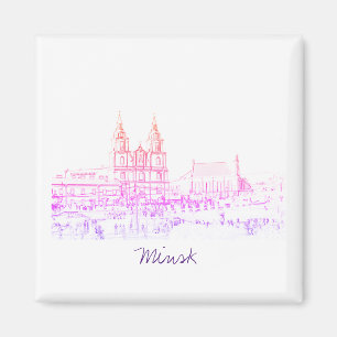 Imán Magnate de arquitectura de la ciudad de Minsk en B