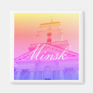 Imán Magnate de arquitectura de la ciudad de Minsk en B