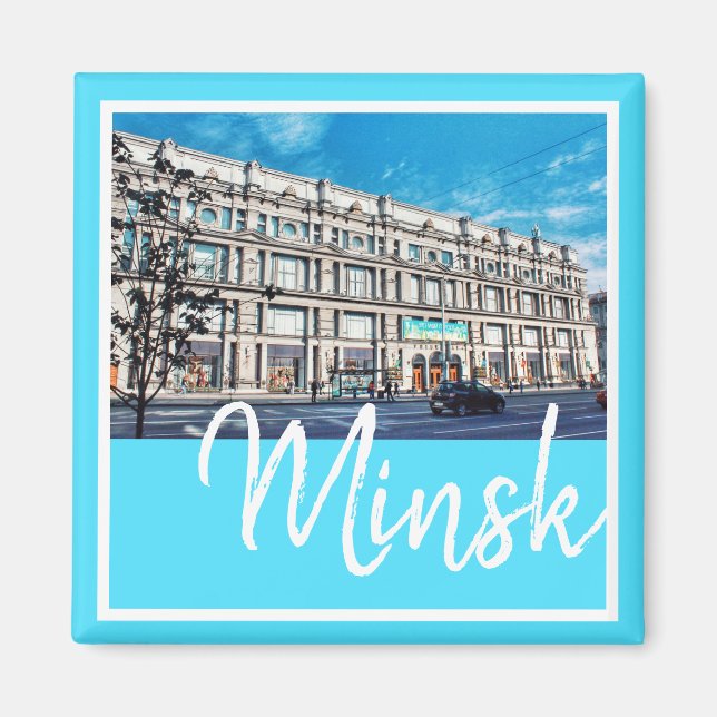 Imán Magnate de arquitectura de la ciudad de Minsk en B (Frente)