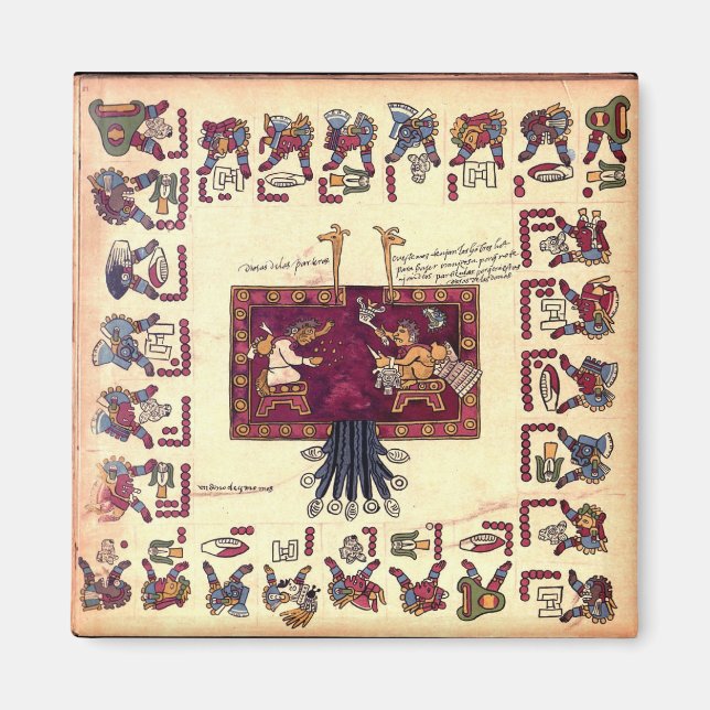 Imán Magnate de arte azteca (Frente)