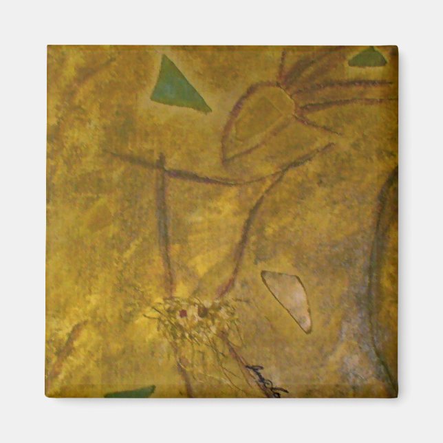 Imán Magnate de arte del bailarín africano (Frente)