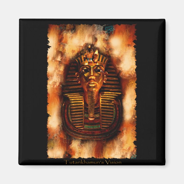 Imán Magnate de arte egipcio King TUTANKHAMEN (Frente)