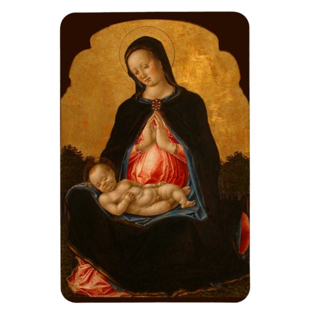 Imán Magnate de arte infantil y Madonna (Vertical)