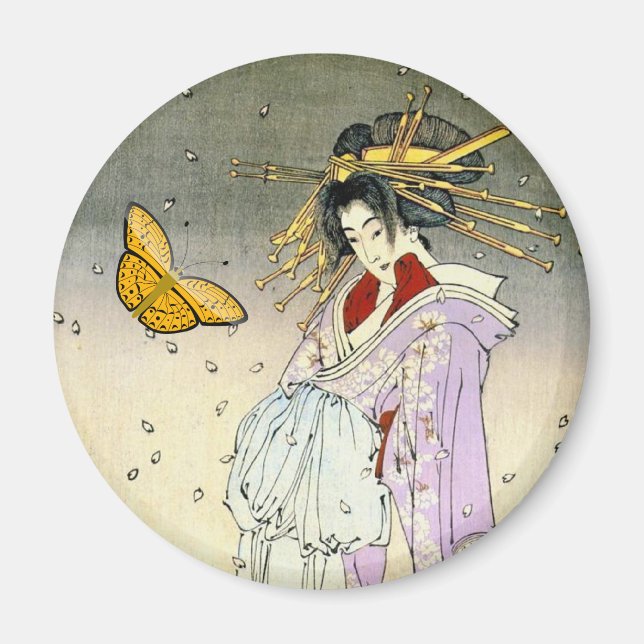 Imán Magnate de arte japonés (Frente)