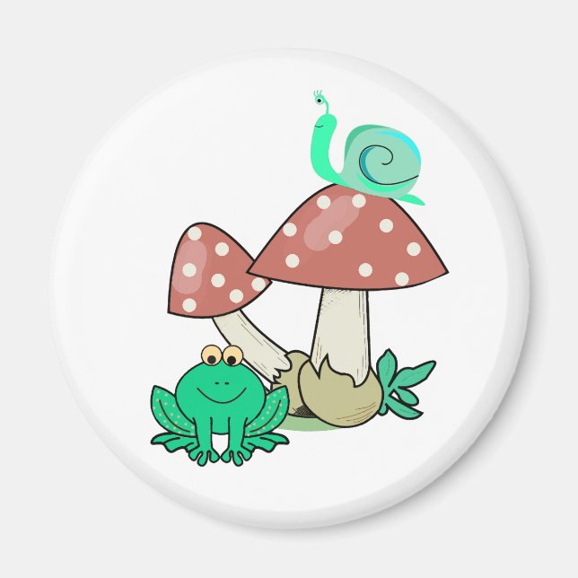 Imán Magnate de arte personalizado colorido (Frente)