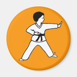 Imán Magnate de artes marciales niños de 6 naranjas