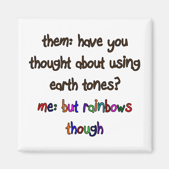 Imán Magnate de artistas arcoiris (Frente)