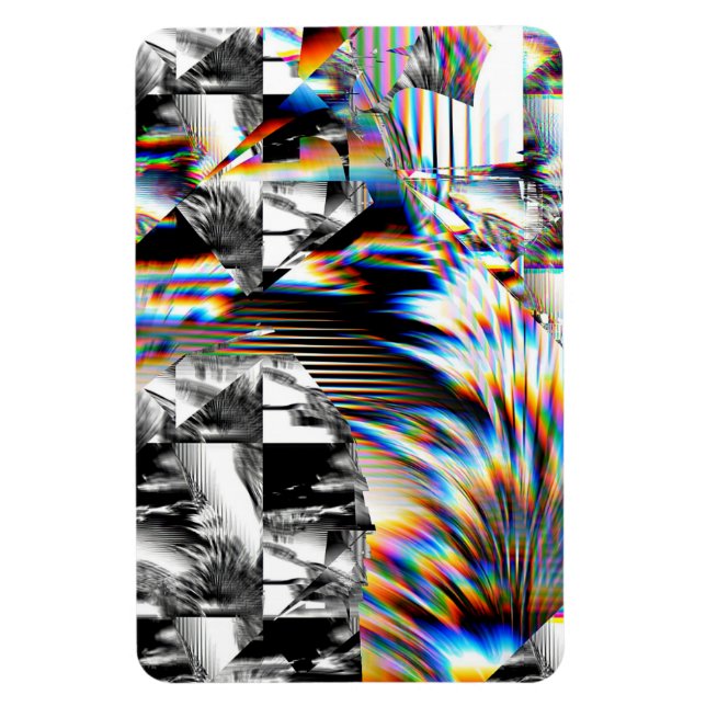 Imán Magnate de asalto con arco iris (Vertical)