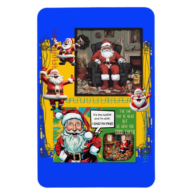 Imán Magnate de AYUDA HO HO (Vertical)