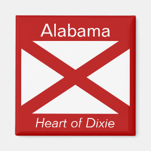 Imán Magnate de Bandera de Alabama
