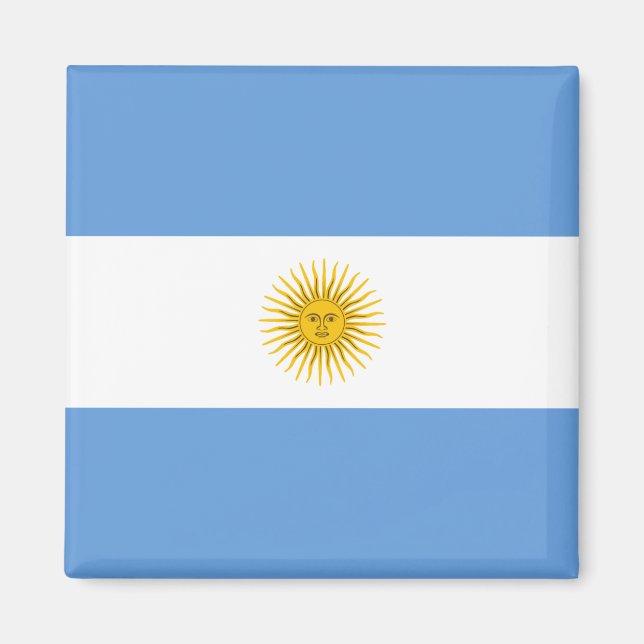 Imán Magnate de Bandera de Argentina (Frente)