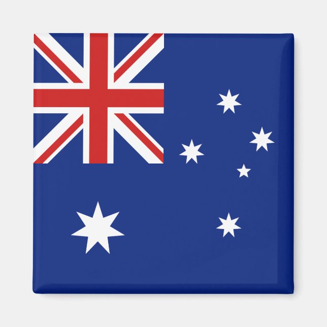 Imán Magnate de bandera de Australia (Frente)