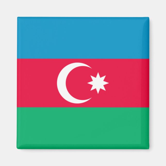 Imán Magnate de bandera de Azerbaiyán (Frente)