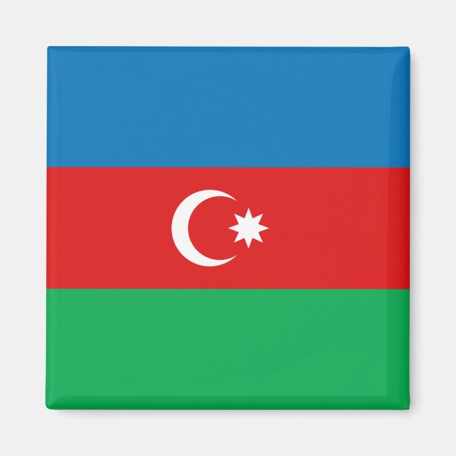 Imán Magnate de bandera de Azerbaiyán (Frente)