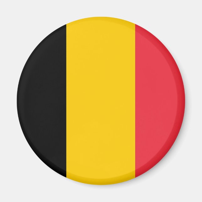 Imán Magnate de Bandera de Bélgica (Frente)